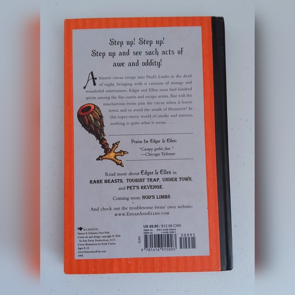 Edgar and Ellen High Wire by Charles Ogden hardcover - Picture 2 of 3